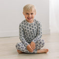 Long Sleeve Pajama Set - Dove Bulldogs
