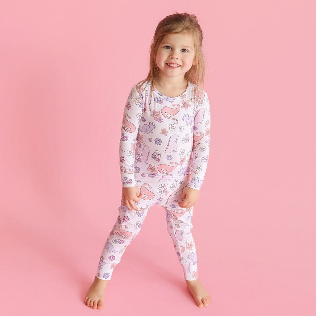 Long Sleeve Pajama Set - Erica (Dinosaurs)
