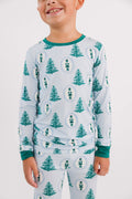 Long Sleeve Pajama Set - Green Nutcracker
