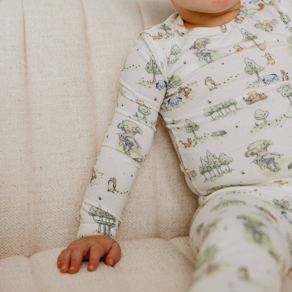 Long Sleeve Pajama Set - Hundred Acre Wood