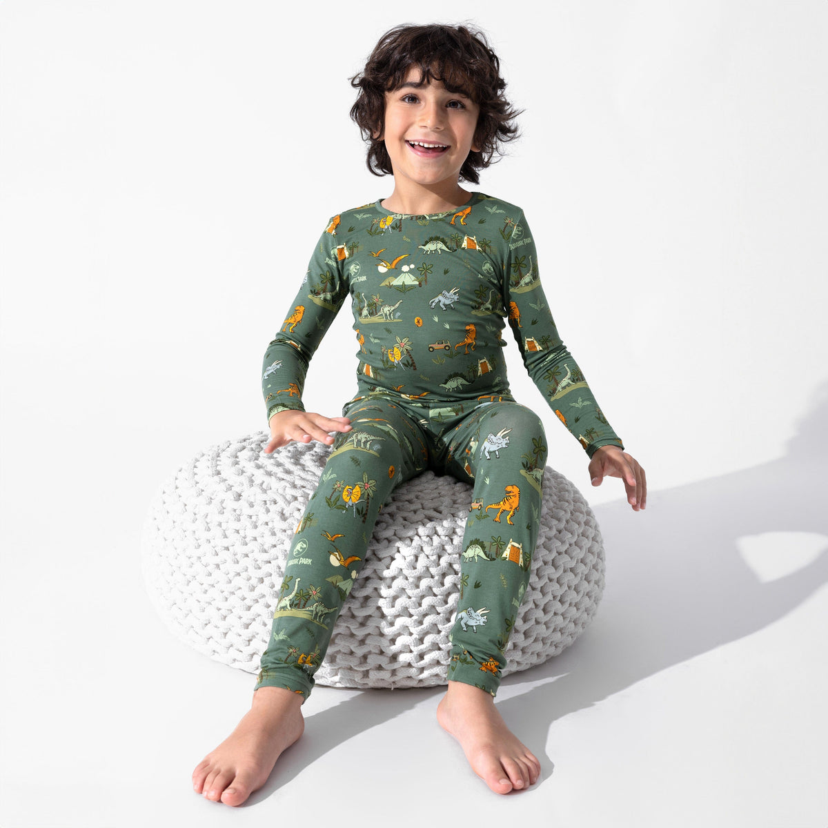 Long Sleeve Pajama Set - Jurassic Park Core