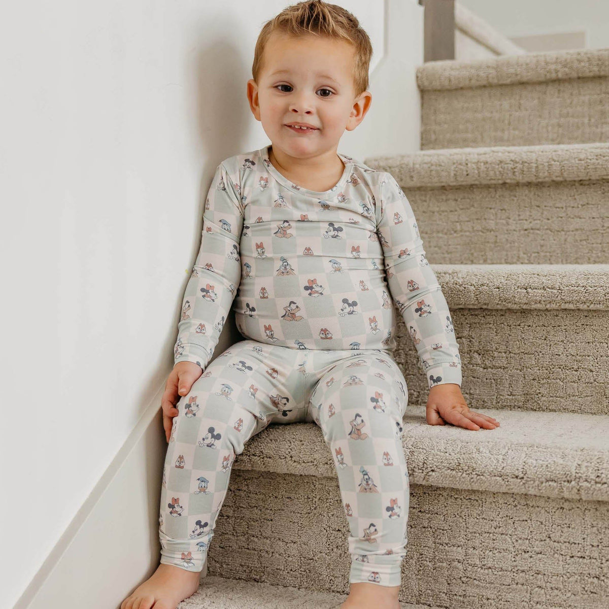 Long Sleeve Pajama Set - Mickey Mouse & Friends