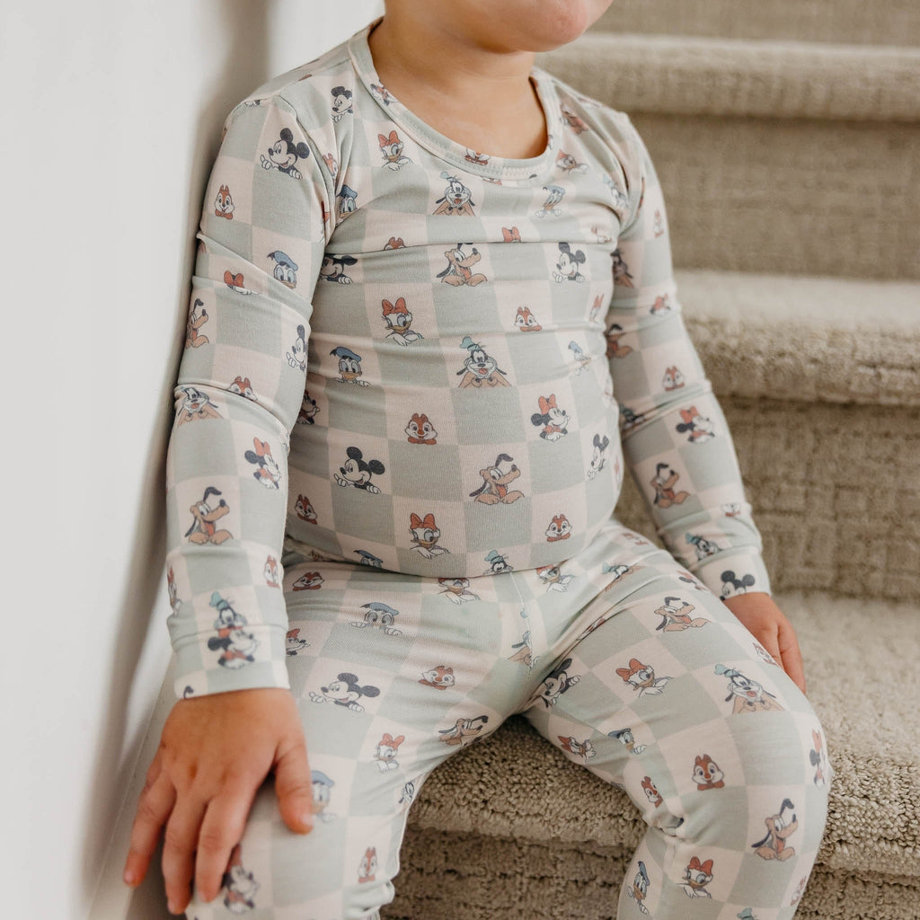 Long Sleeve Pajama Set - Mickey Mouse & Friends
