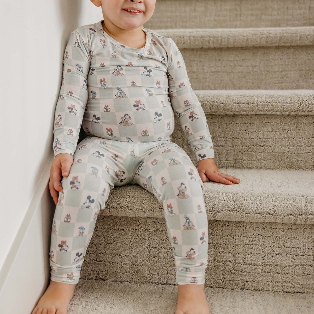 Long Sleeve Pajama Set - Mickey Mouse & Friends