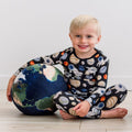 Long Sleeve Pajama Set - Midnight Space Dream