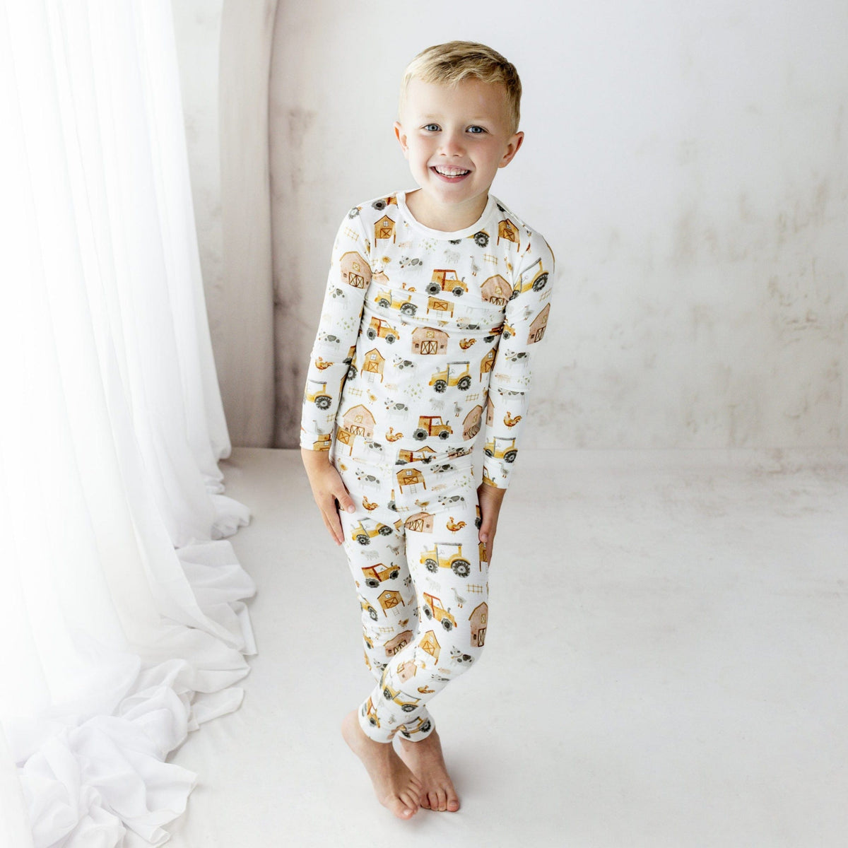 Long Sleeve Pajama Set - Natural Farm Life