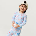 Long Sleeve Pajama Set - Play Ball (Baseballs)