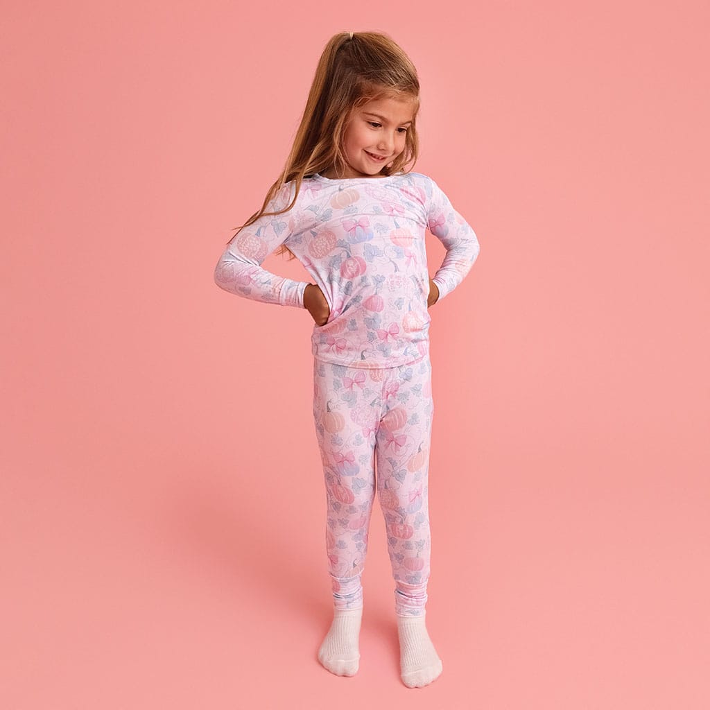 Long Sleeve Pajama Set - Posh Pumpkins