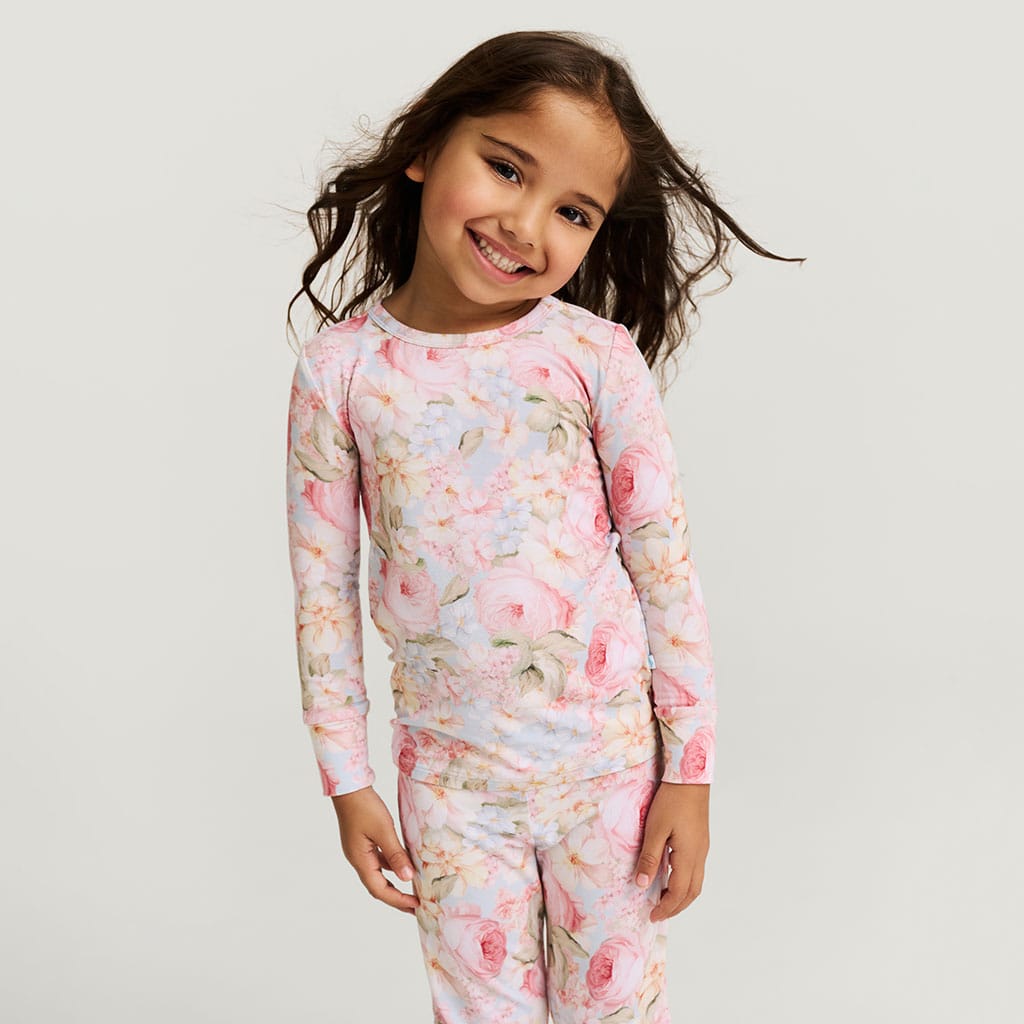 Long Sleeve Pajama Set - Rose Dreams (Floral)