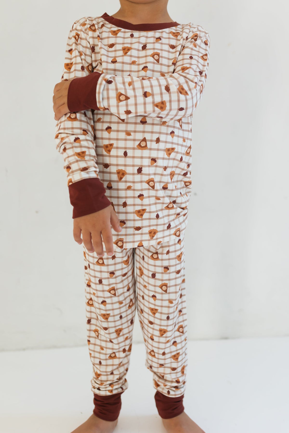 Long Sleeve Pajama Set - Spiced Pie