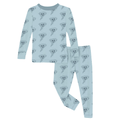 Long Sleeve Pajama Set - Spring Sky Happy Tornado