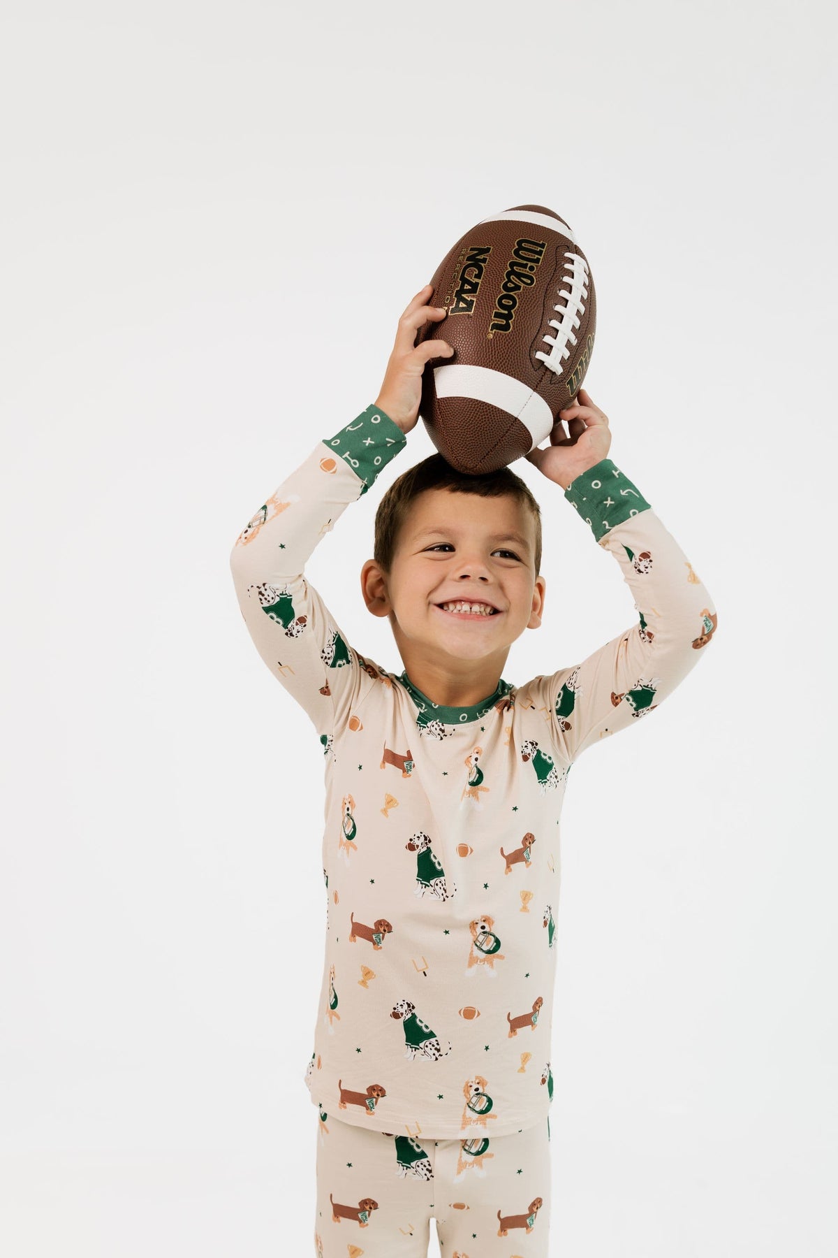 Long Sleeve Pajama Set - Varsity Pups
