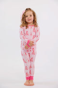 Long Sleeve Pajama Set - Wrapped in Bows
