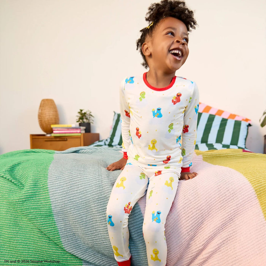 Magnetic Long Sleeve Pajama Set - Sesame Street Sweet Dreams