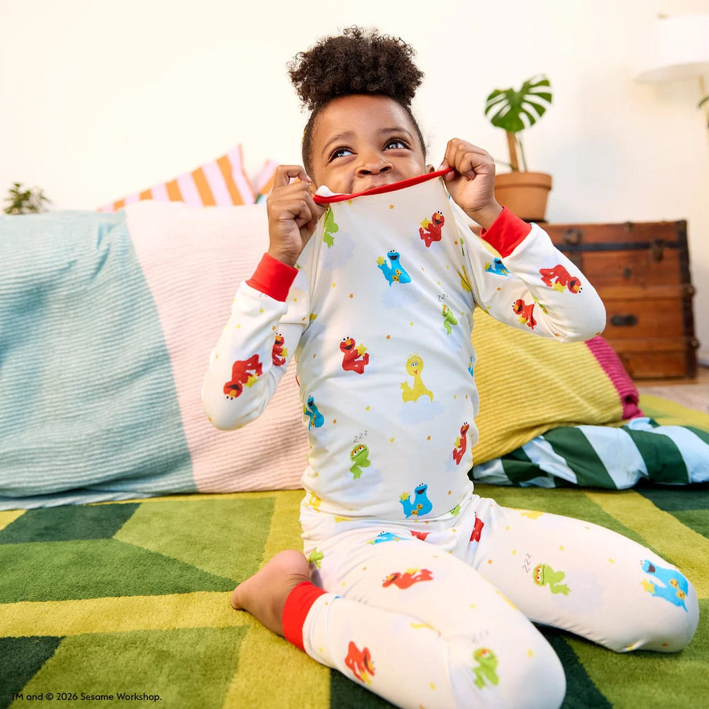Magnetic Long Sleeve Pajama Set - Sesame Street Sweet Dreams