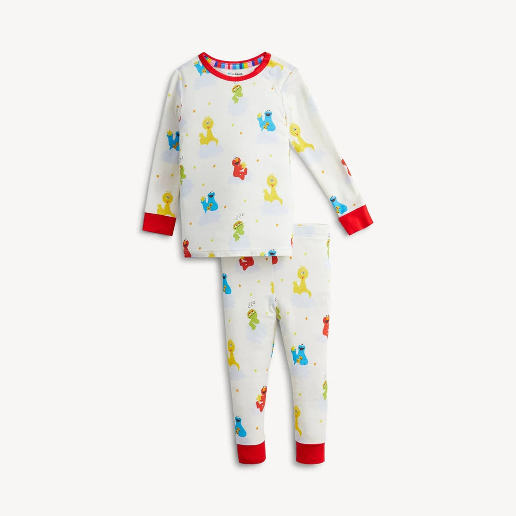 Magnetic Long Sleeve Pajama Set - Sesame Street Sweet Dreams