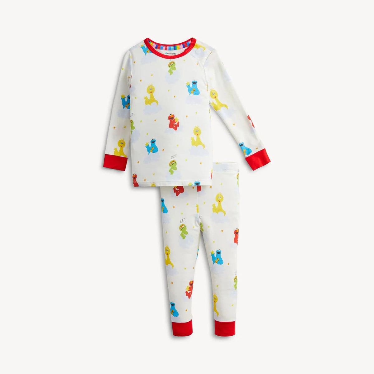 Magnetic Long Sleeve Pajama Set - Sesame Street Sweet Dreams