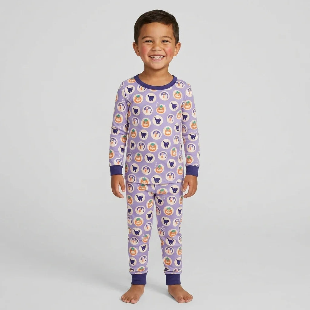 Boo Crew Bamboo Two Piece Long Sleeve Pajama Set