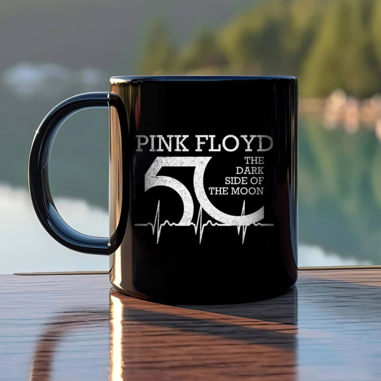 Pink Floyd Dark Side Of The Moon 50 Years In A Heartbeat Mug