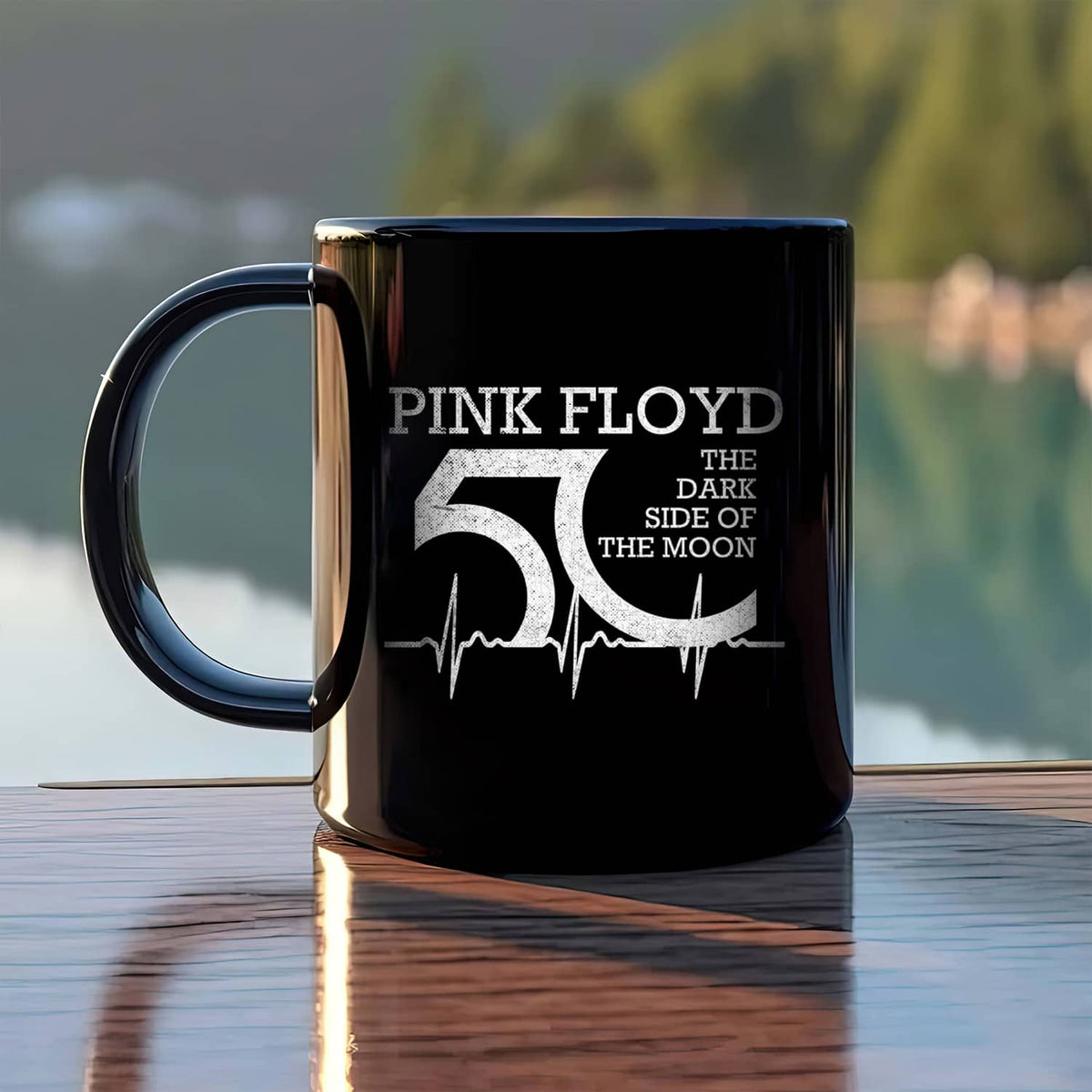 Pink Floyd Dark Side Of The Moon 50 Years In A Heartbeat Mug