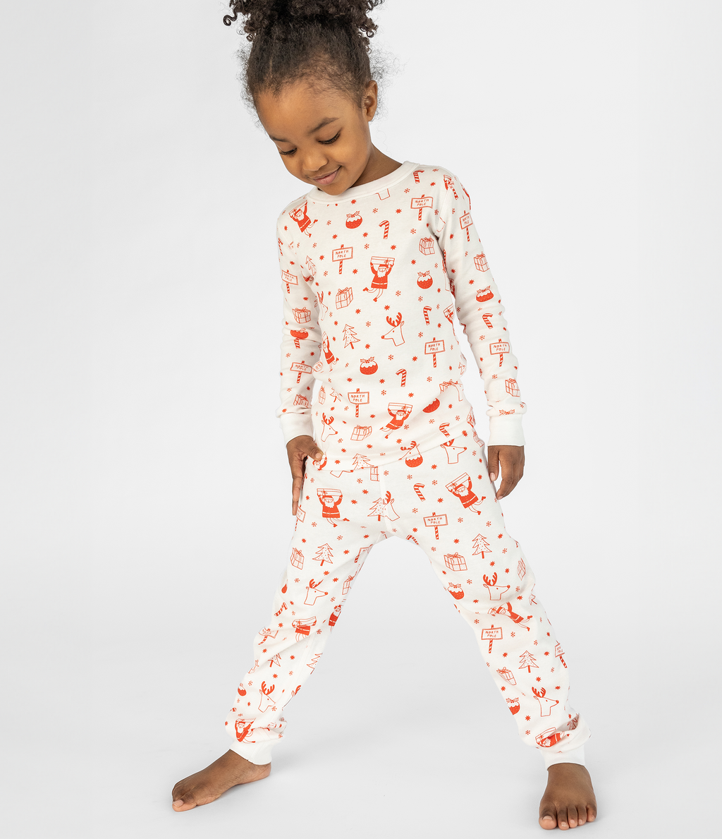 Goodnight, North Pole Kids Pajamas 🎅