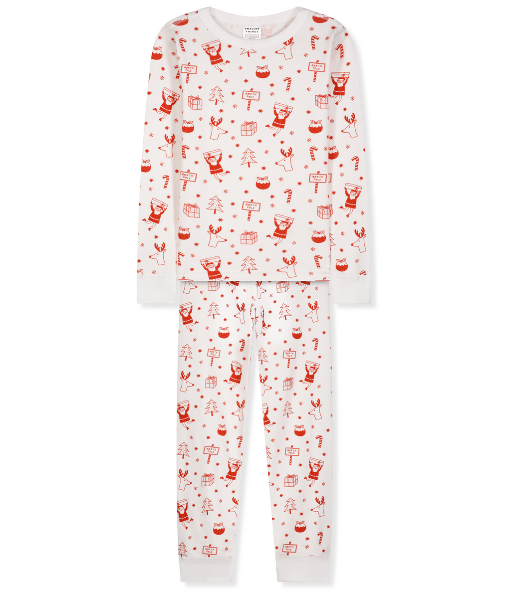 Goodnight, North Pole Kids Pajamas 🎅