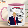 Personalized Title And Name You Are Great Mug, Great Father's Day Accent Mug