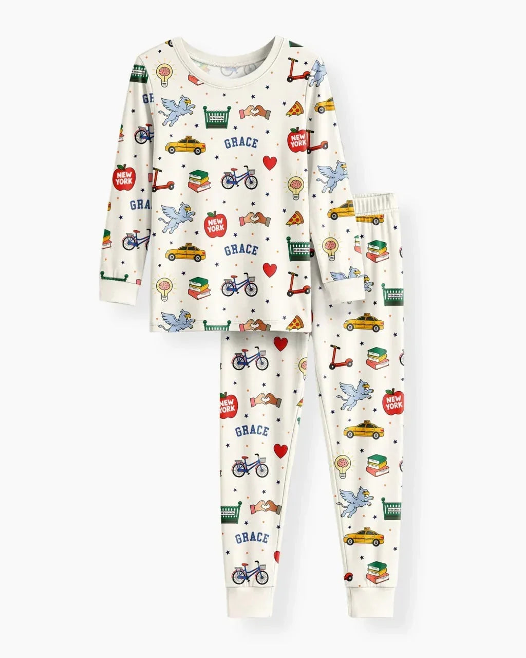 Grace Bamboo Two Piece Long Sleeve Pajama Set