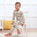 Boy's Farmyard Bamboo Pajama Set 10-12Y