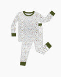 French Classroom Notes Bamboo Two Piece Long Sleeve Pajama Set