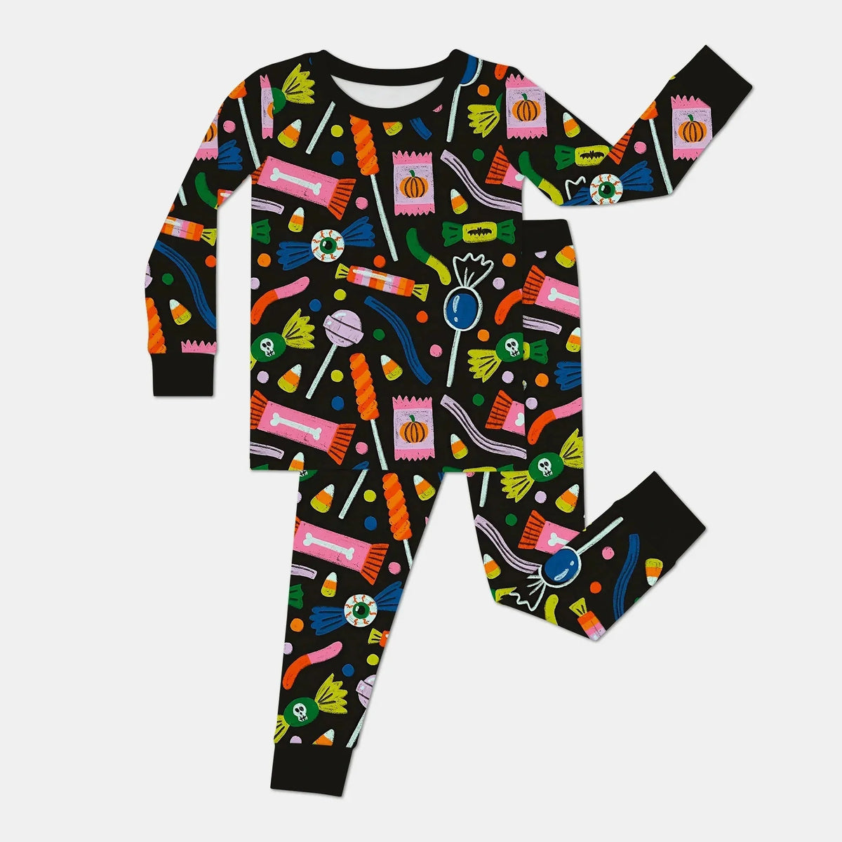 Trick or Treats Bamboo Two Piece Long Sleeve Pajama Set