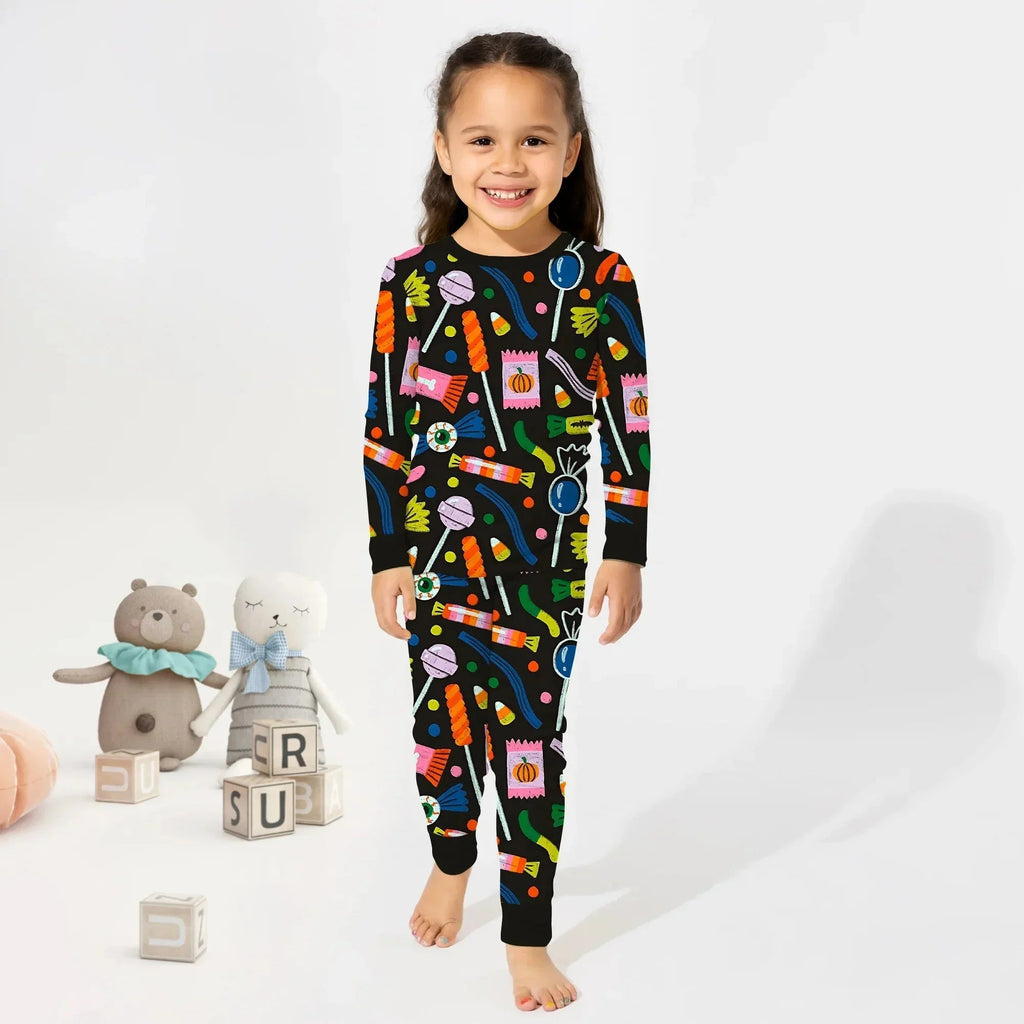 Trick or Treats Bamboo Two Piece Long Sleeve Pajama Set
