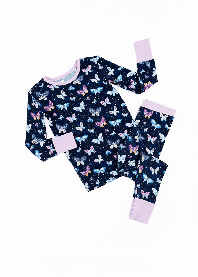 TWO PIECE JAMMIES - INDIGO SKIES