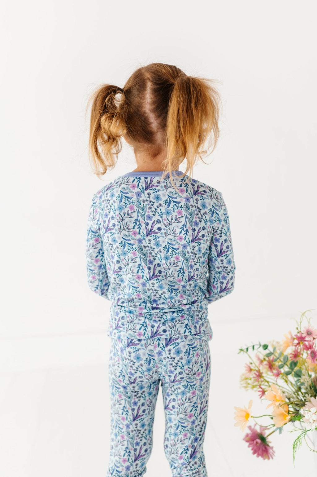 TWO PIECE JAMMIES - LAVENDER LOVE