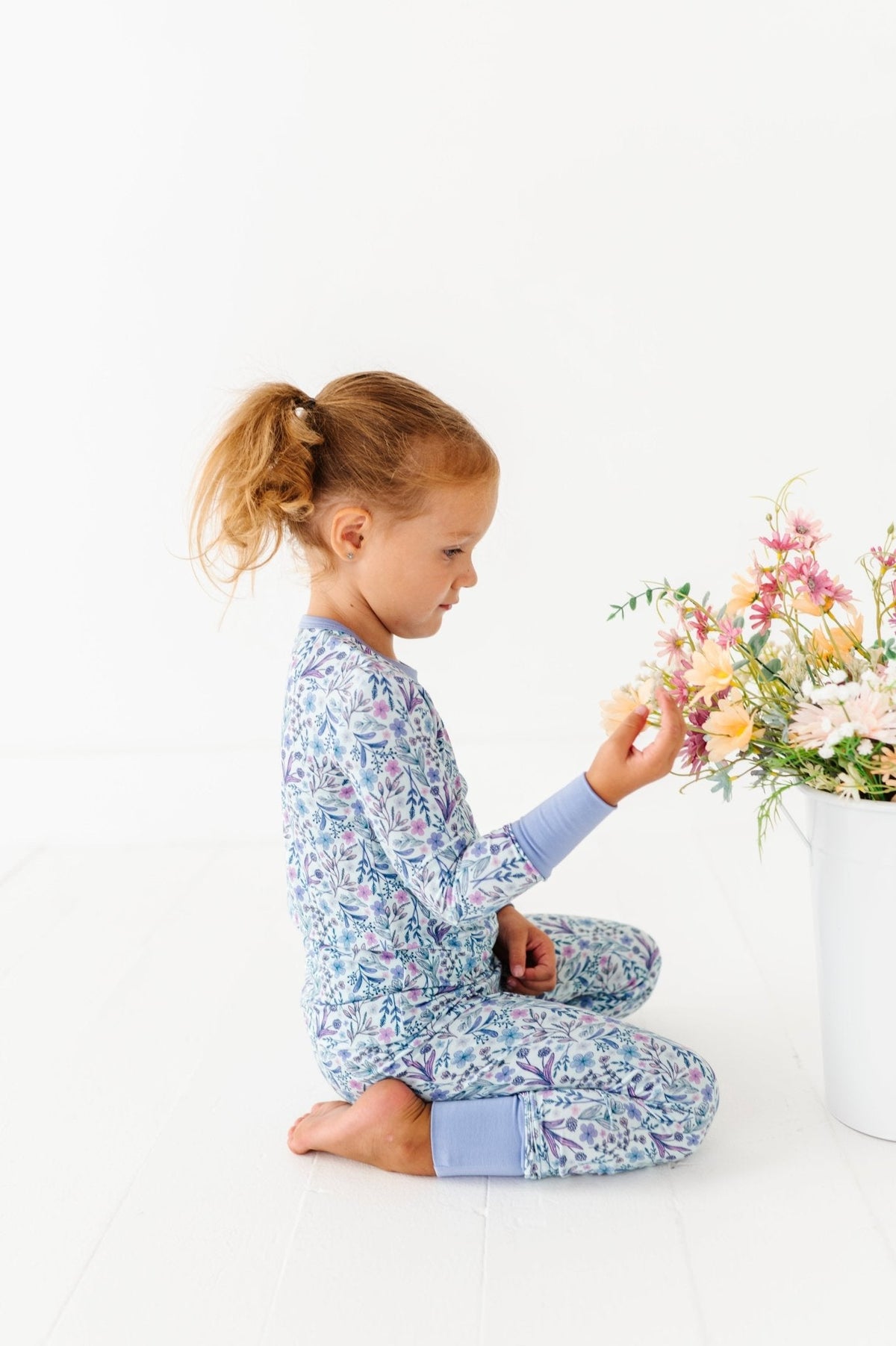TWO PIECE JAMMIES - LAVENDER LOVE