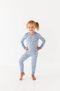 TWO PIECE JAMMIES - LAVENDER LOVE