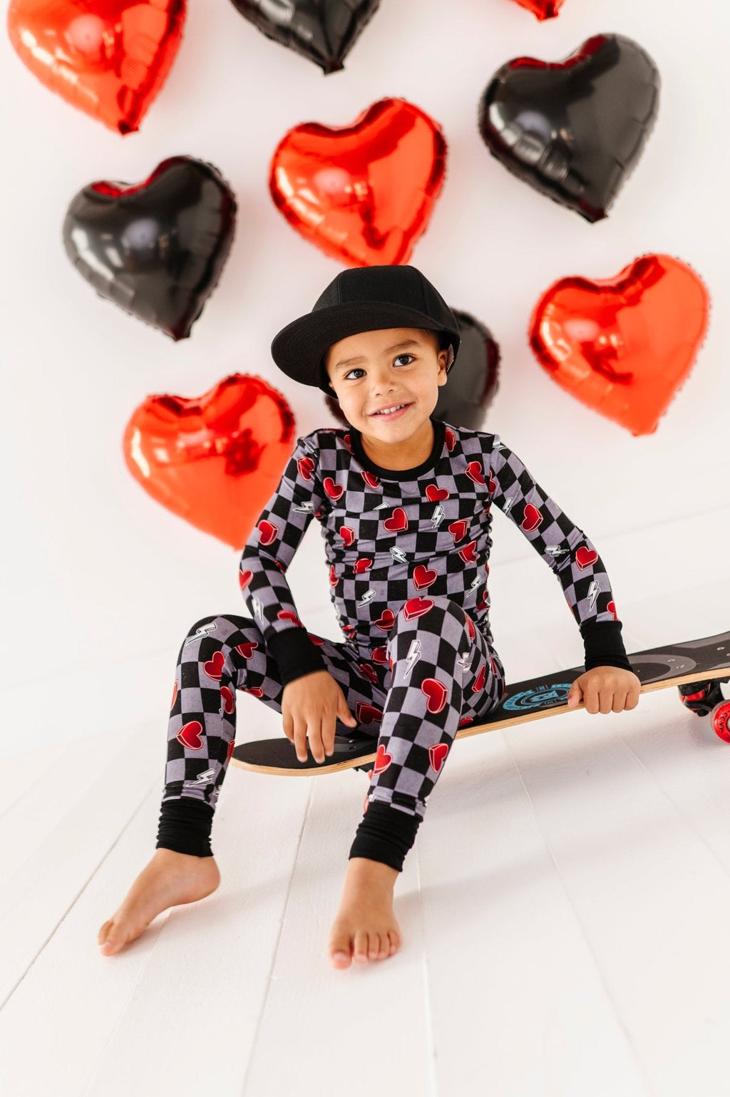 TWO PIECE JAMMIES - LOVE STRUCK