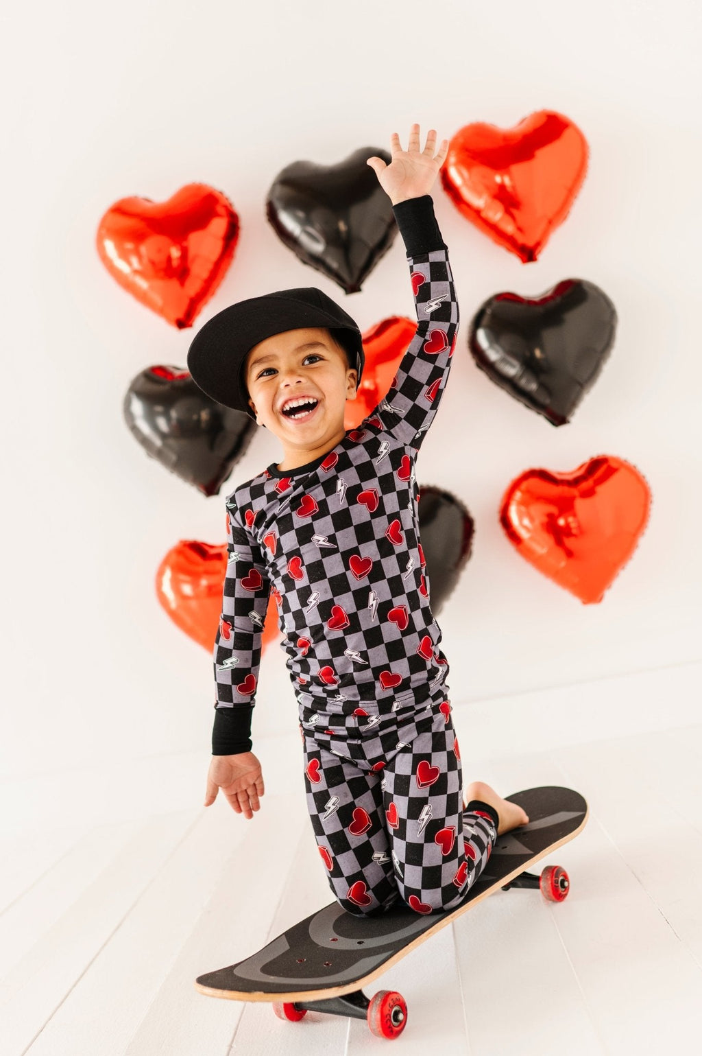 TWO PIECE JAMMIES - LOVE STRUCK
