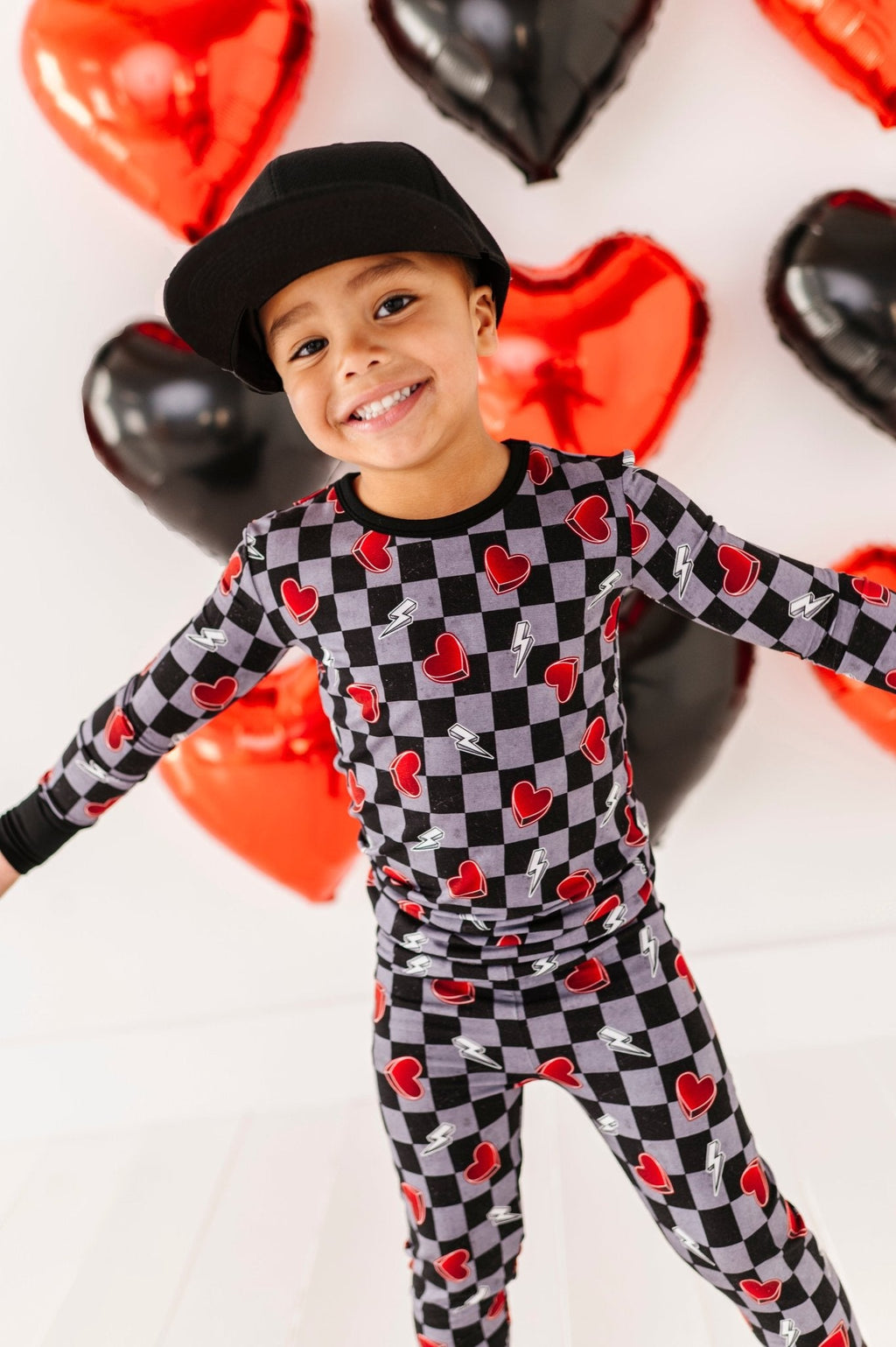 TWO PIECE JAMMIES - LOVE STRUCK