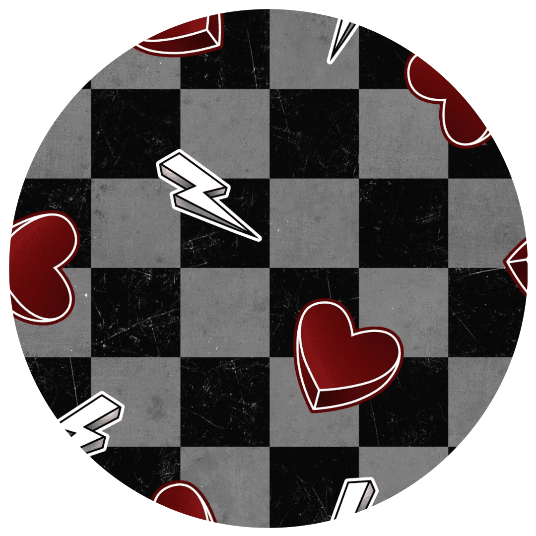TWO PIECE JAMMIES - LOVE STRUCK