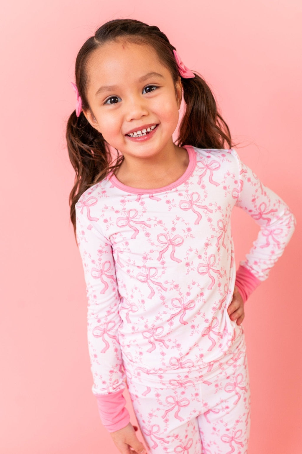 Two Piece Jammies- LOVELACE BOWS