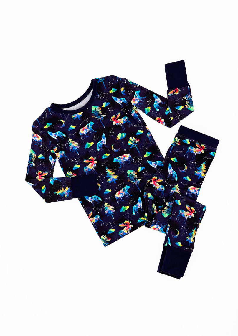 TWO PIECE JAMMIES - NORTHERN NIGHTS
