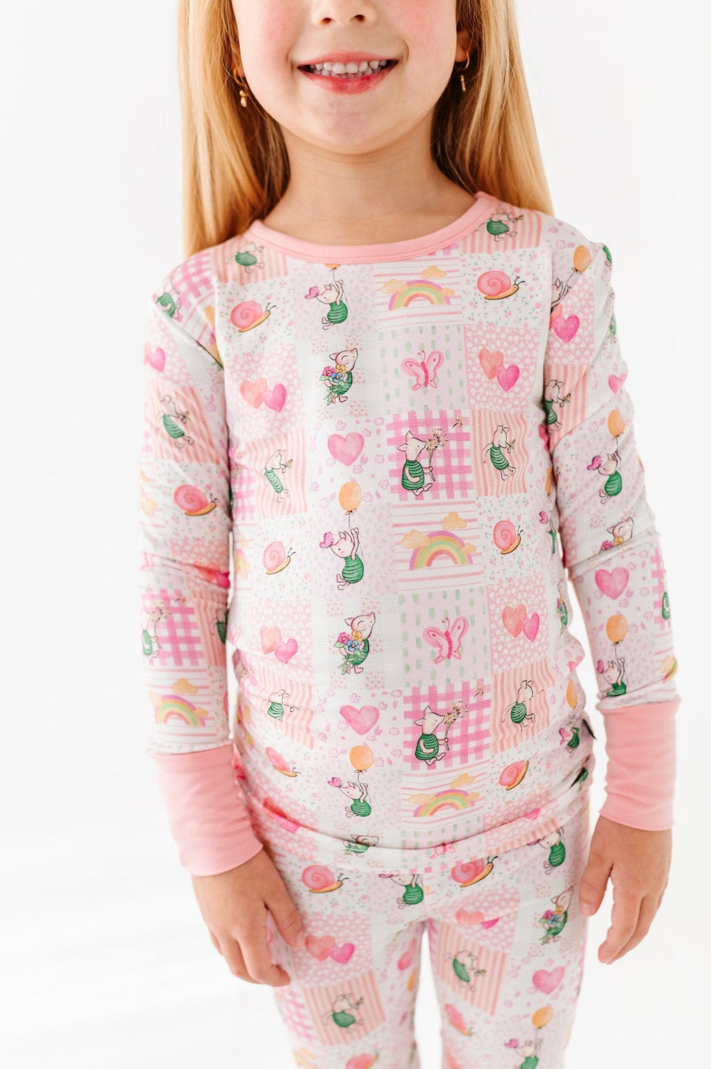 TWO PIECE JAMMIES - PRETTY IN PIGLET