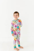 TWO PIECE JAMMIES - RAINBOW TAILS