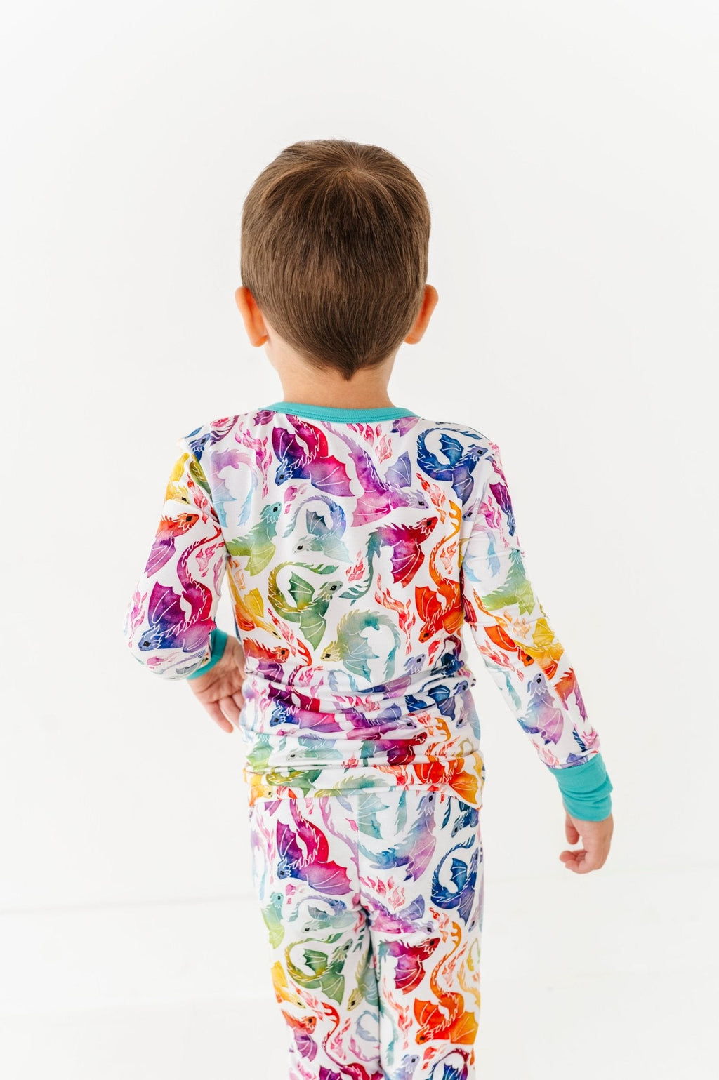 TWO PIECE JAMMIES - RAINBOW TAILS