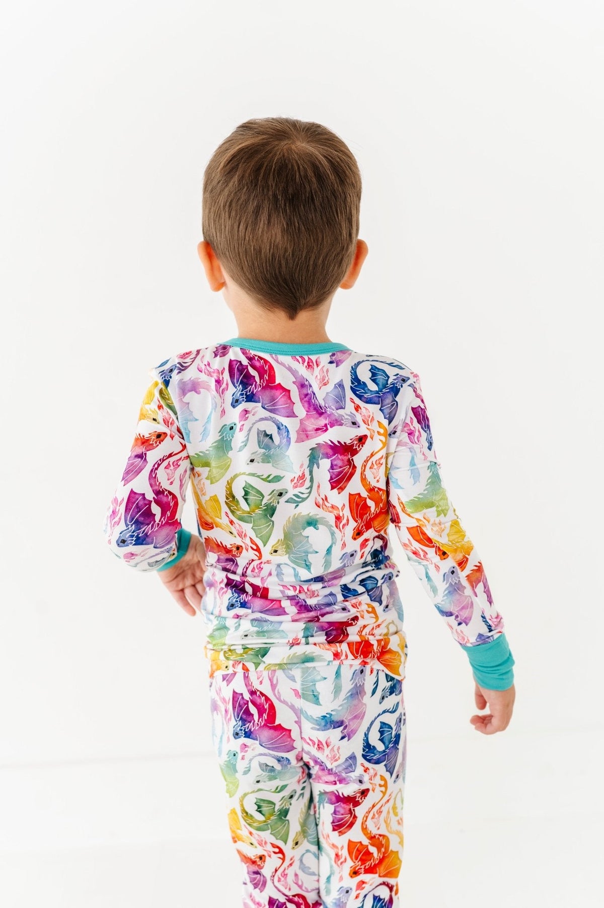 TWO PIECE JAMMIES - RAINBOW TAILS