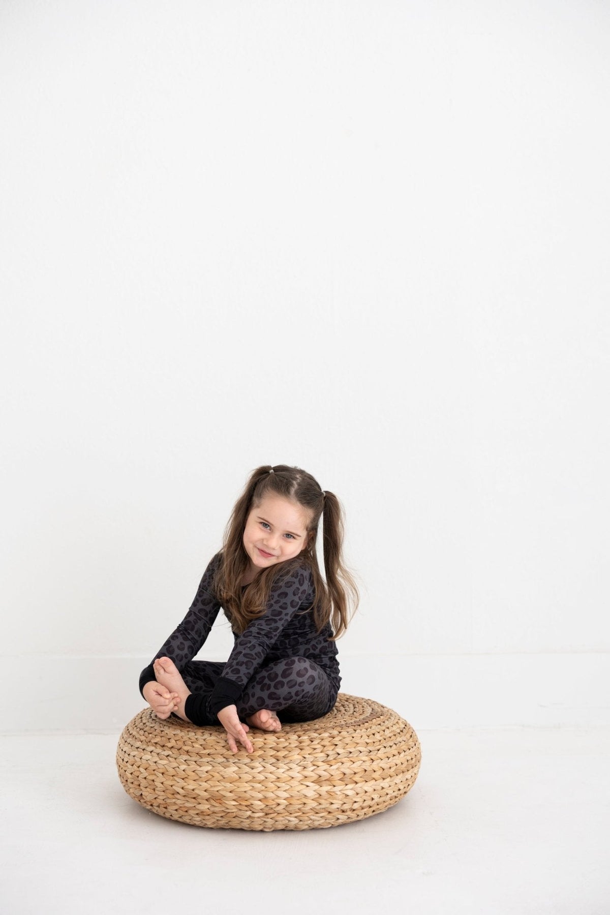 TWO PIECE JAMMIES - SPOTTED IN ONYX