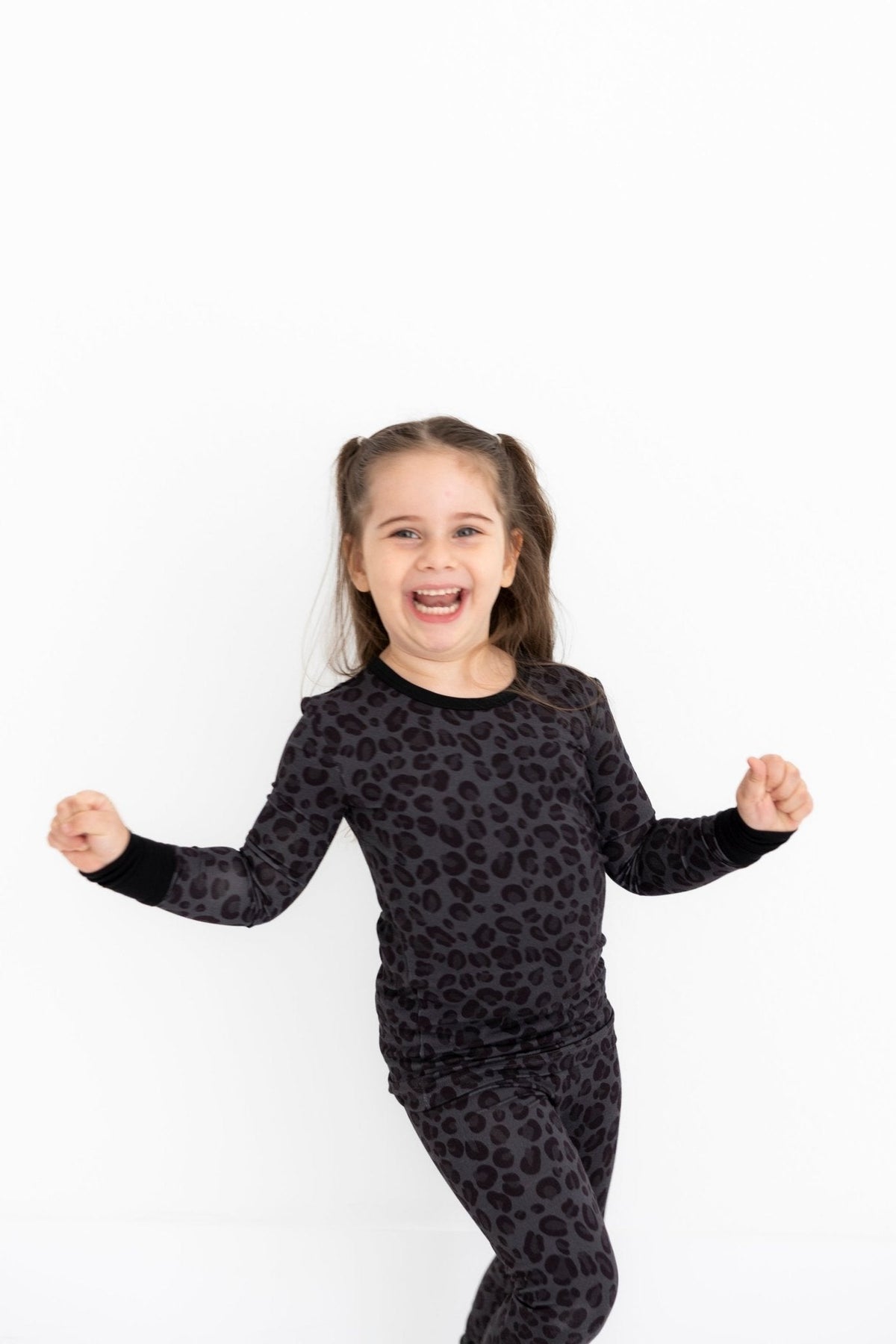 TWO PIECE JAMMIES - SPOTTED IN ONYX