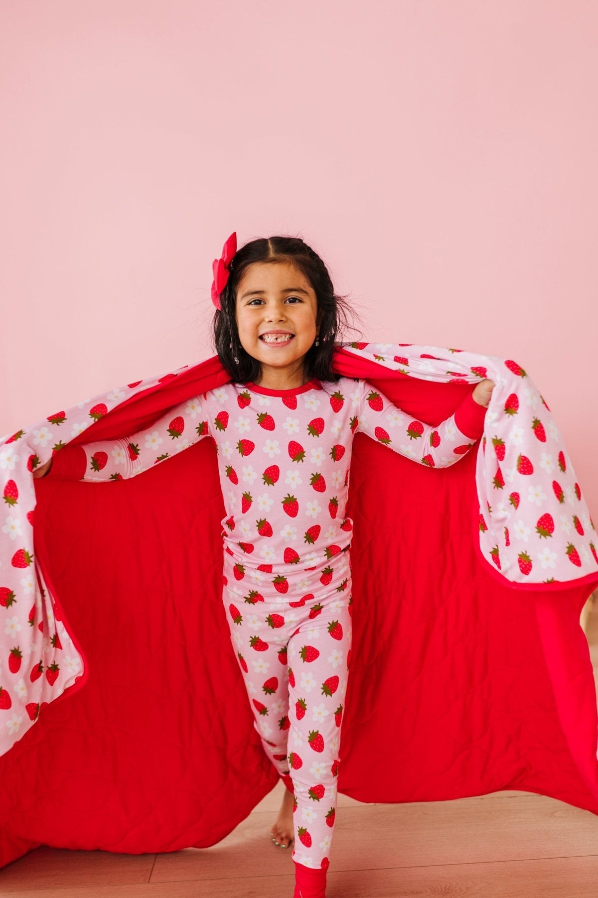 TWO PIECE JAMMIES - STRAWBERRY FIELDS