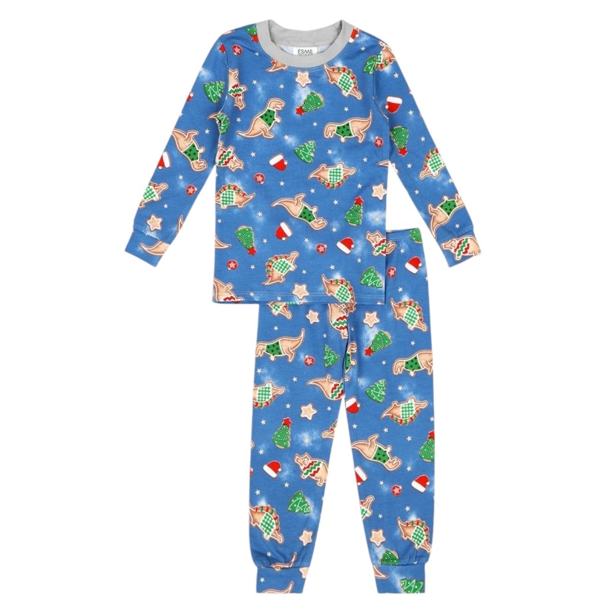 XMAS SWEATER DINO LONG SLEEVE PJS